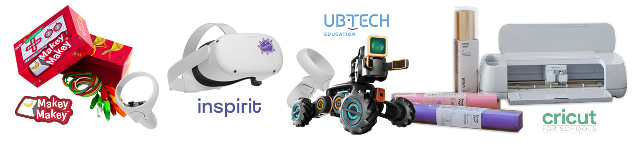 Makey Makey, Inspirit, UB Tech and Cricut for Schools